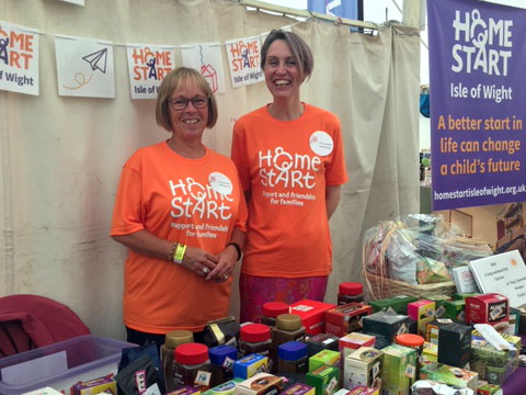 Home-Start volunteers and stall at Chale Show 2019 43