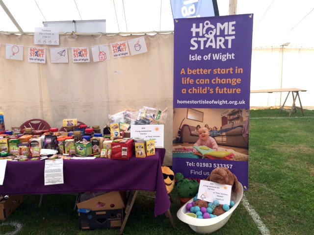 Home-Start Isle of Wight stall at Chale Show 2019